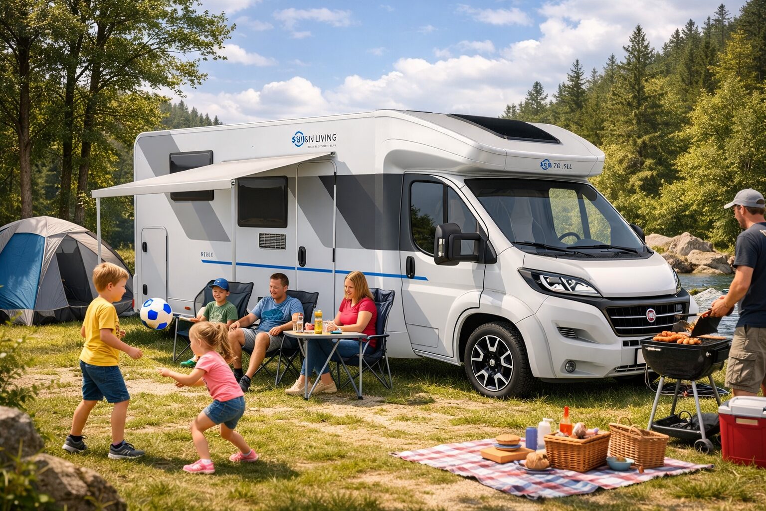 Sun Living A 75 DP im Caravan Center Thüringen mieten.