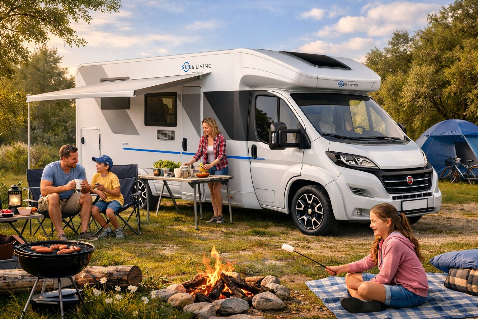 Sun Living A 75 DP im Caravan Center Thüringen mieten.